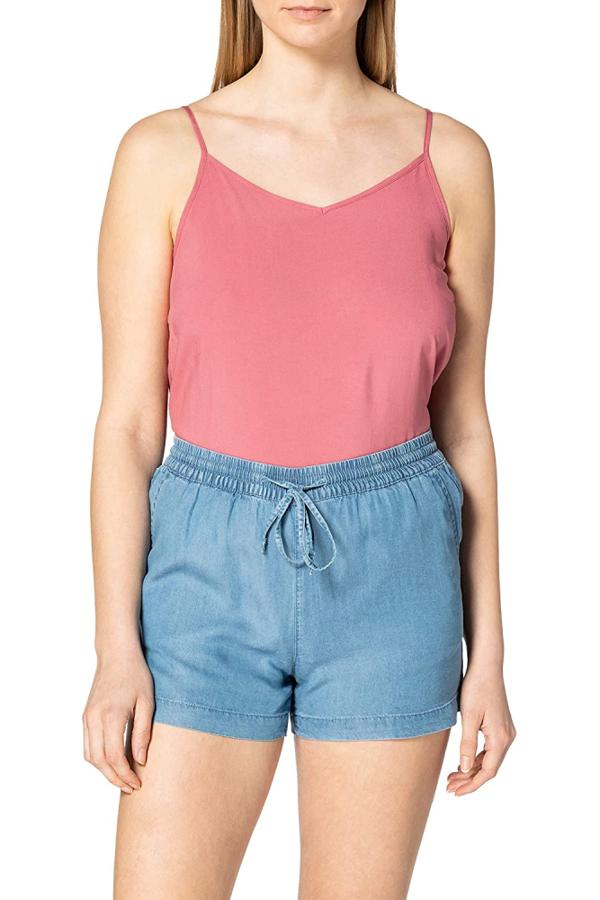 Pantalones cortos holgados con cintura elástica. El material es especialmente cómodo y fresquito para el verano.  Precio: 18,06 euros en Amazon .