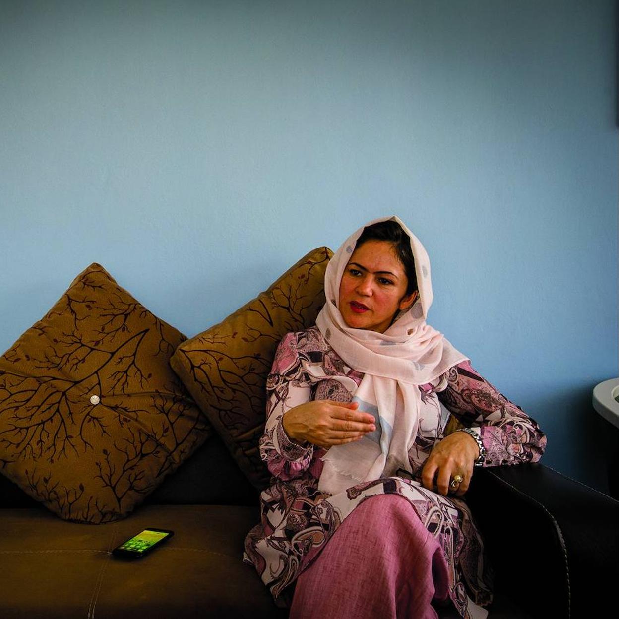 Fawzia Koofi, exvicepresidenta de la Asamblea Nacional de Afganistán.