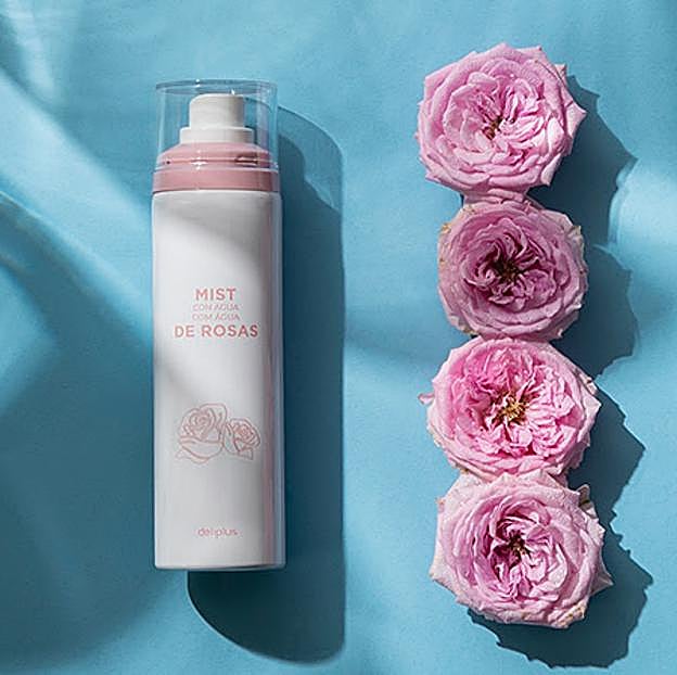 Mist con agua de rosas de Mercadona.