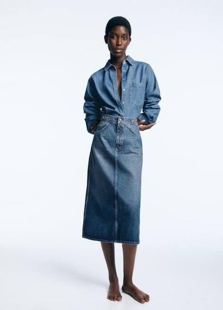 Imagen - Las faldas denim de Massimo Dutti sientan bien a todas las mujeres