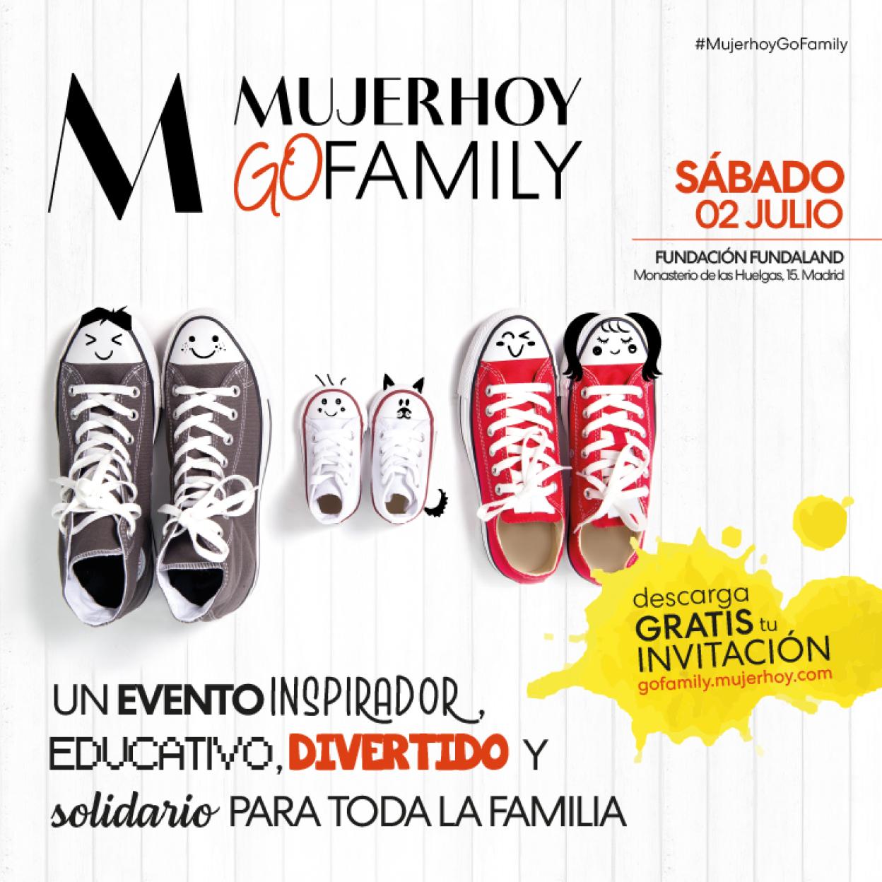 No te pierdas Mujerhoy GO Family, el evento gratuito para familias con las mejores actividades para niños y mayores: apúntate ya