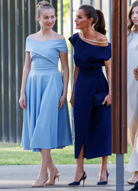 Imagen - Leonor y la reina Letizia. / GTRES