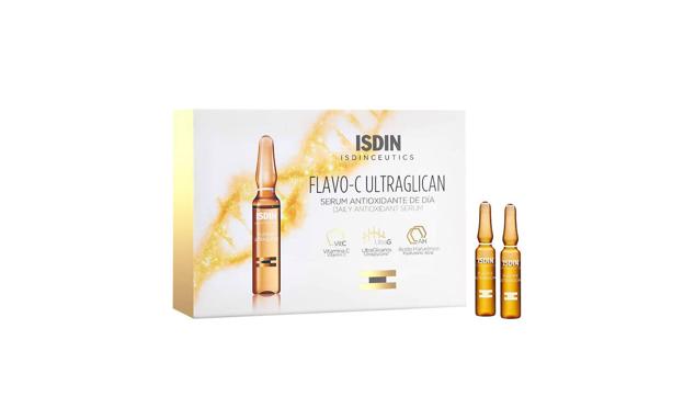 Las Flavo-C Ultraglican de ISDIN ayudan a recuperar la elasticidad de la piel y protegen de los radicales libres.  Cómpralo aquí