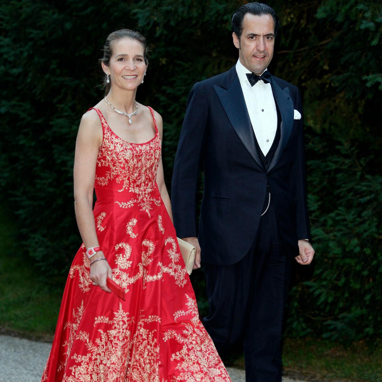 La infanta Elena, resplandeciente durante los primeros años de su matrimonio con Jaime de Marichalar. 