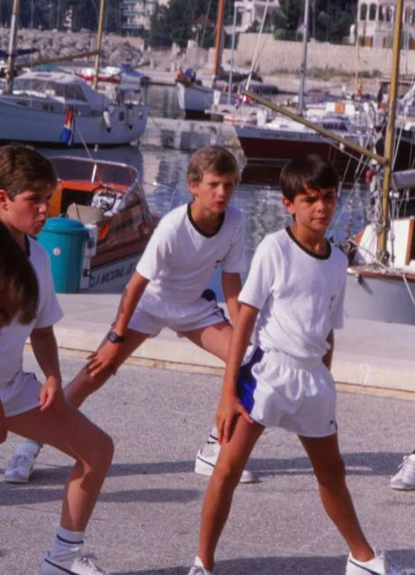 Imagen - El príncipe Felipe junto algunos de sus amigos en Mallorca.
