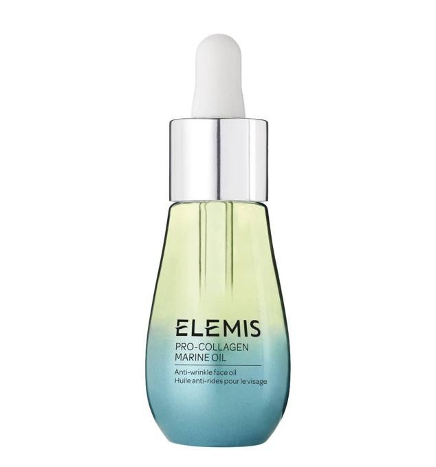 El Pro-Collagen Marine Oil de Elemis hidrata y nutre la piel del rostro para evitar su envejecimiento.