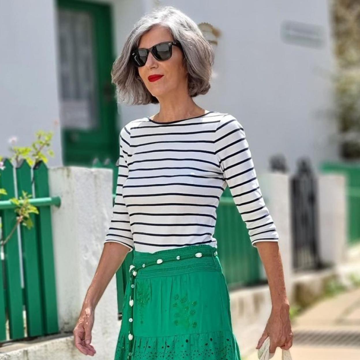 La influencer Carmen Gimeno con un look de Zara.