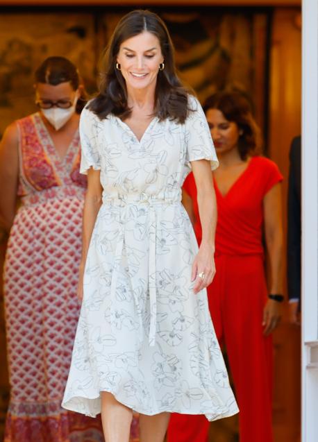 Imagen - La reina Letizia con un vestido de Hugo Boss. / GTRES