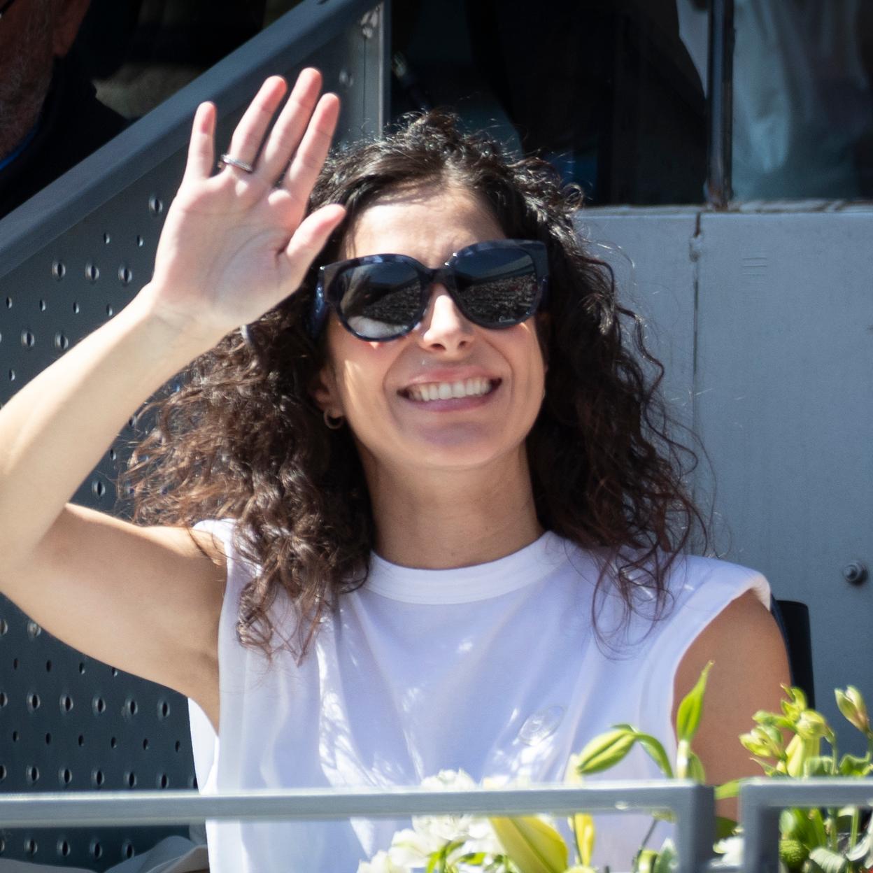 Xisca Perelló en el tenis.