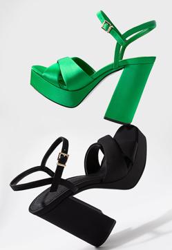 Imagen secundaria 2 - Todas las sandalias de plataforma de la nueva colección de Stradivarius.