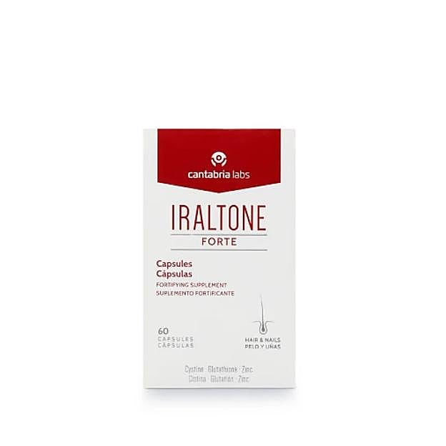 Cápsulas caída pelo Iraltone Forte de Cantabria Labs.