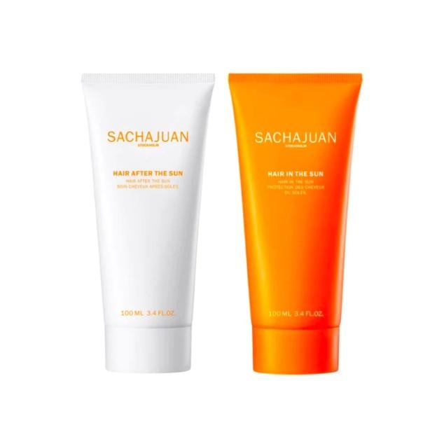 Este kit de origen sueco es todo lo que necesitas para cuidar tu cabello bajo el sol. Podrás protegerlo durante el bronceado y después de este proceso. Es el pack perfecto para las vacaciones. Es de Sachajuan. Precio: 50 €. 