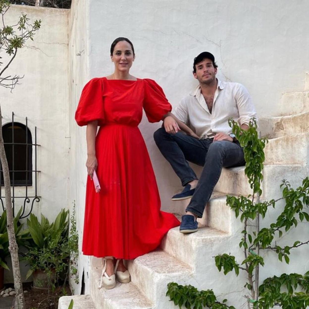 Tamara Falcó y el vestido made in Spain con fruncido nido de abeja