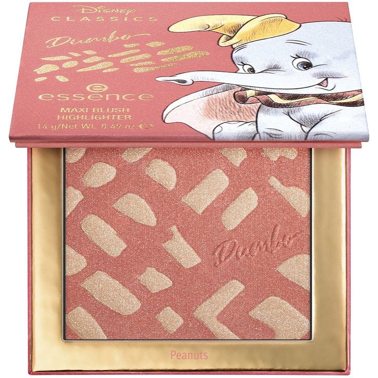 Dentro de la colección de Disney de la firma de maquillaje, podemos encontrar sus maxi paletas Maxi Blush Highlighter. Una combinación de colorete e iluminador con una textura fácil de aplicar que se difumina a la perfección en la piel. Está disponible en tres diseños de personajes Disney con su propia textura: Patch, Dumbo y Bambi. (6,29 euros)