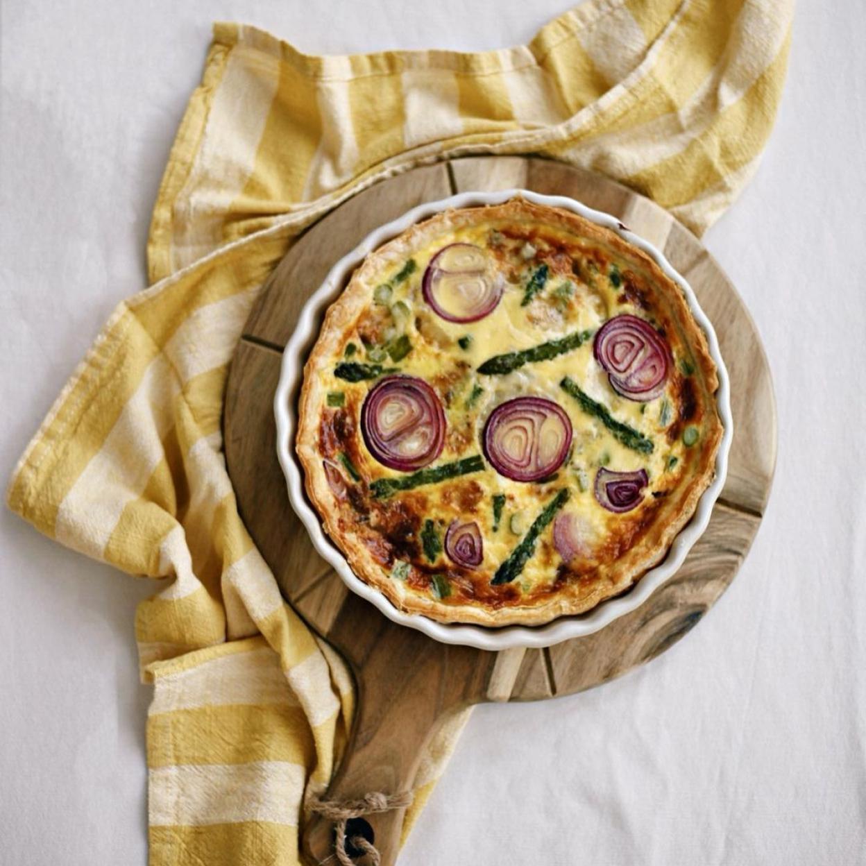 Una quiche ligerita para cebnar verdura sin darte cuenta. 