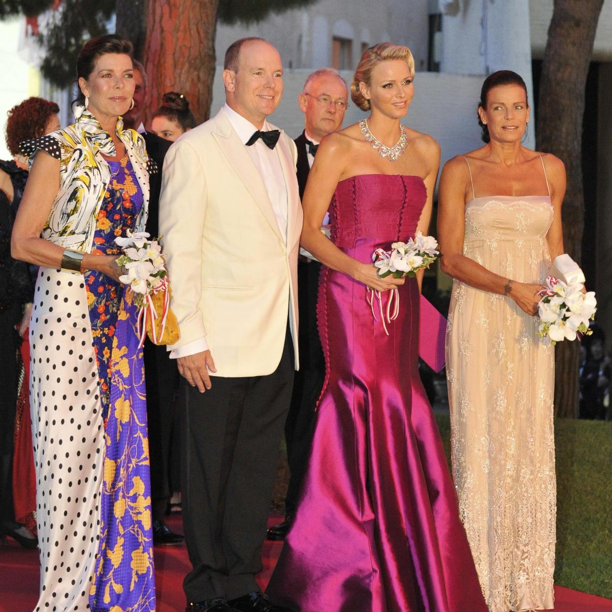 Las cabezas visibles de la familia Grimaldi, antes de la enfermedad de Charlène Wittstock y su desaparición del Principado de Mónaco. 