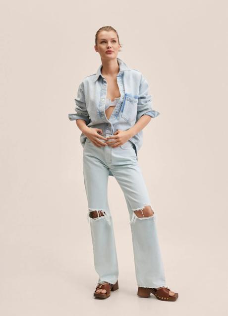 Imagen - Vaqueros rotos de Mango.