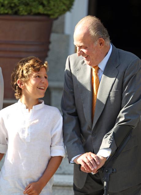 Imagen - Froilán junto a su abuelo, el rey emérito Juan Carlos I.