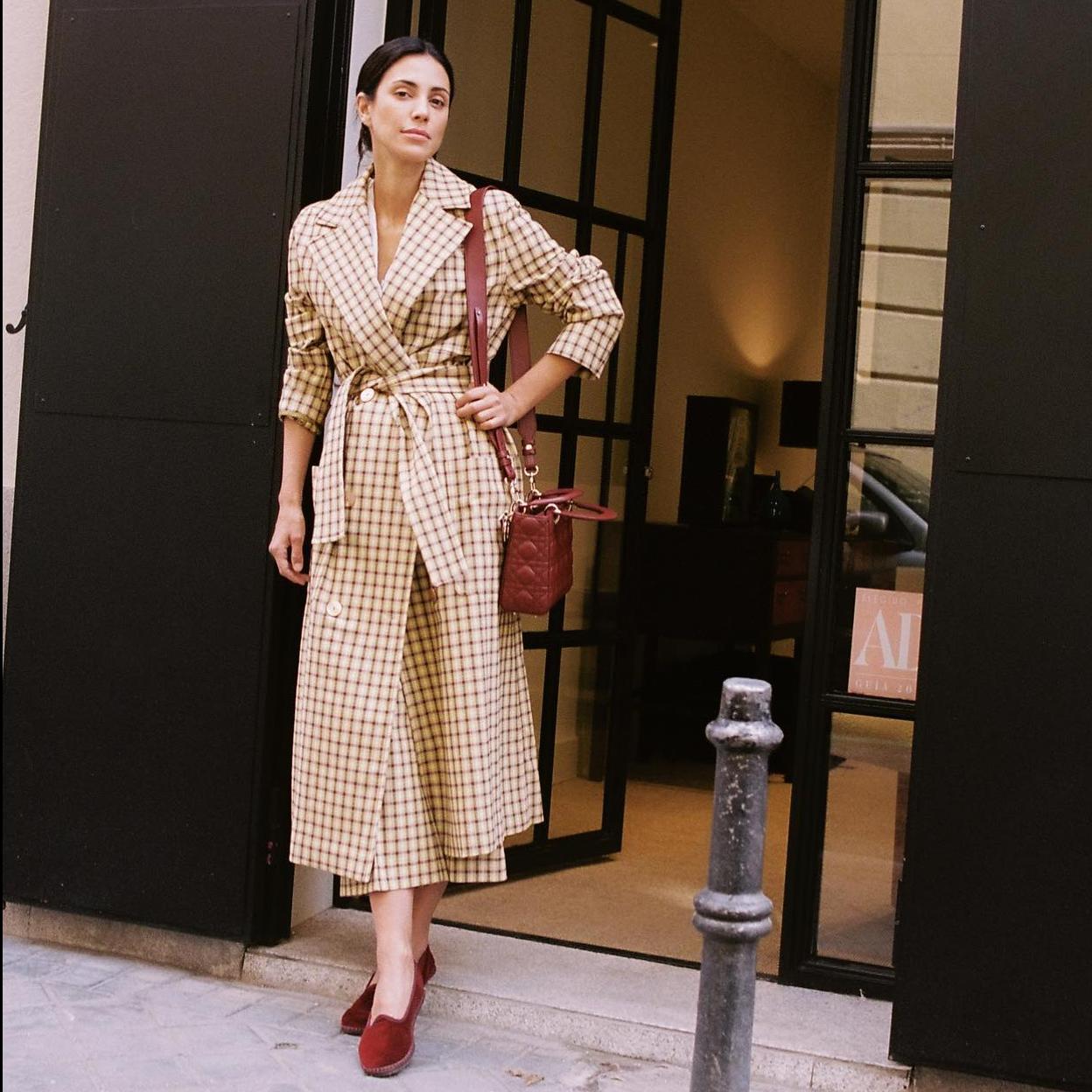 Sassa de Osma con unos zapatos tipo venezianas.