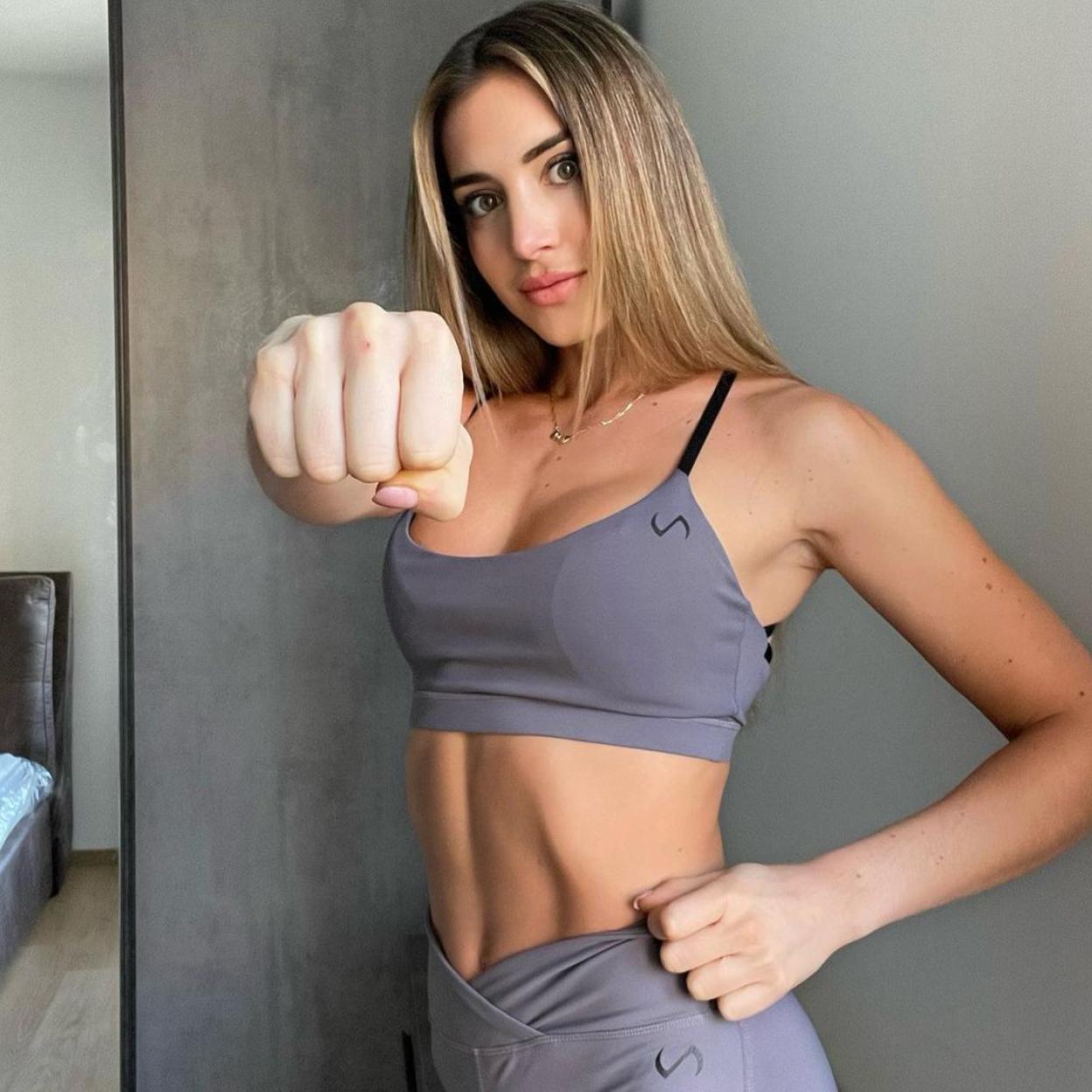 Nieves Bolós, influencer fitness. 