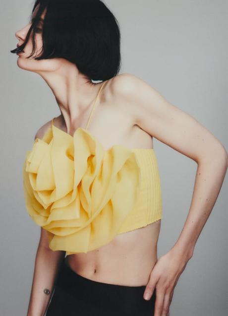 Imagen - Top amarillo de Zara.