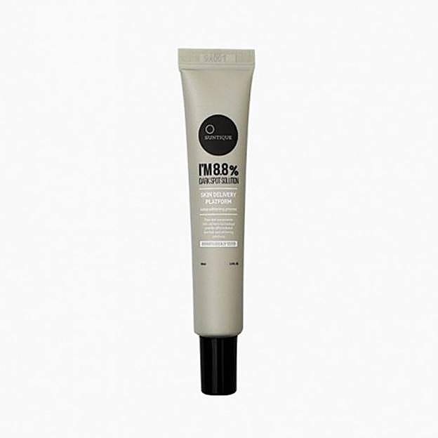 Crema despigmentante de Suntique disponible en Miin Cosmetics.