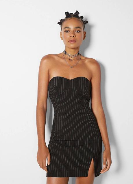 Imagen - Vestido corto con raya diplomática