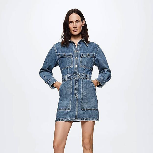 Imagen principal - Adelántate a las tendencias con un vestido vaquero