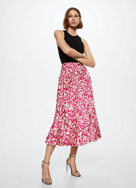 Imagen - Falda midi estampada de Mango