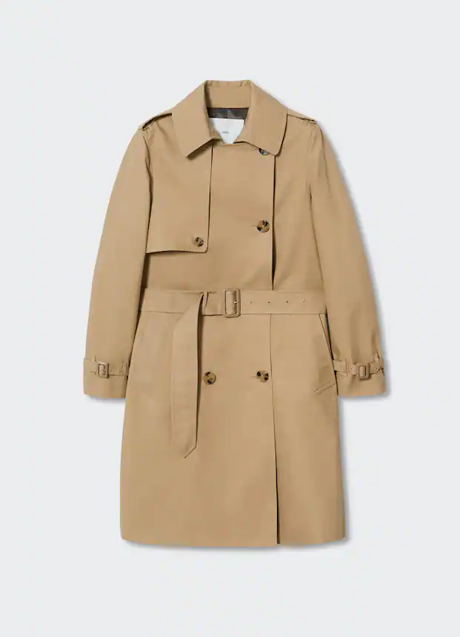 Imagen - La gabardina de Mango cuesta 69,99 euros.