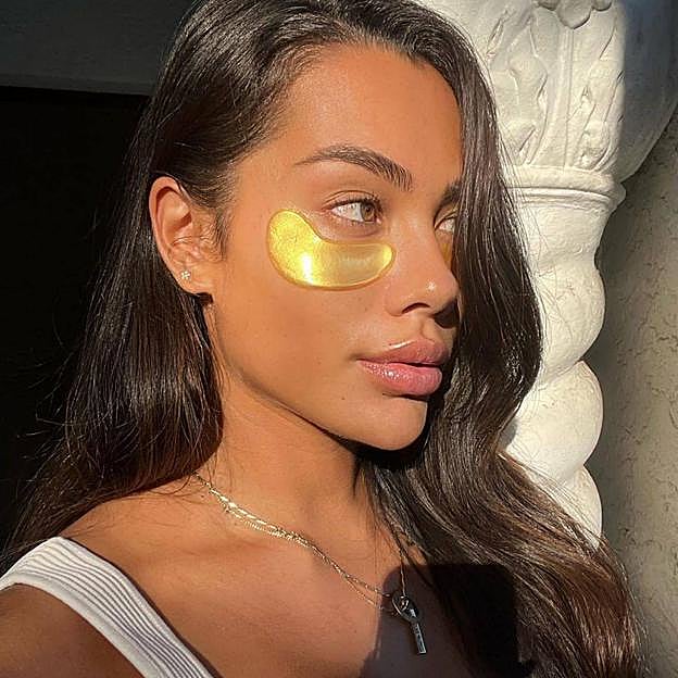 Parches de ojos con cafeína que corrigen las ojeras, iluminan y reducen las bolsas al instante