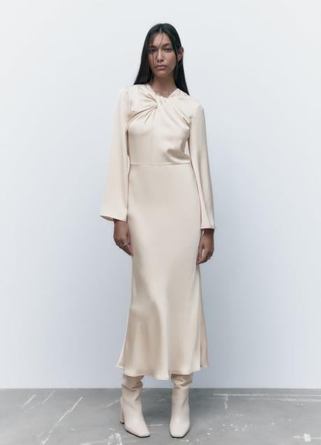 Imagen - El vestido de novia de Zara es de color cava.