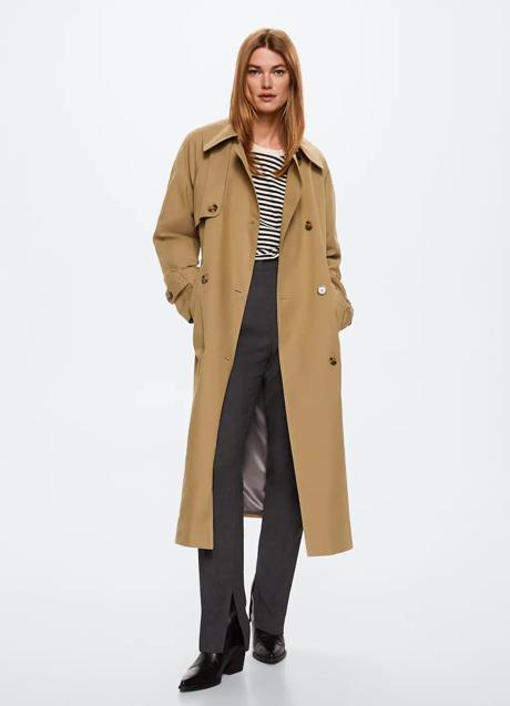 Imagen - Gabardina clásica algodón de Mango, 99,99€.