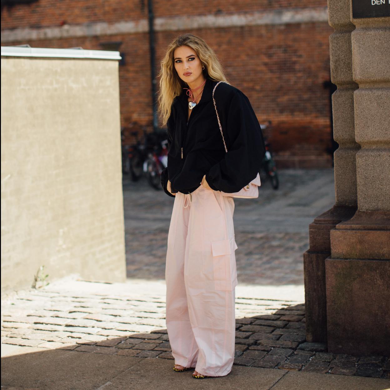 Emily Sindlev en la semana de la moda de Copenhague. 