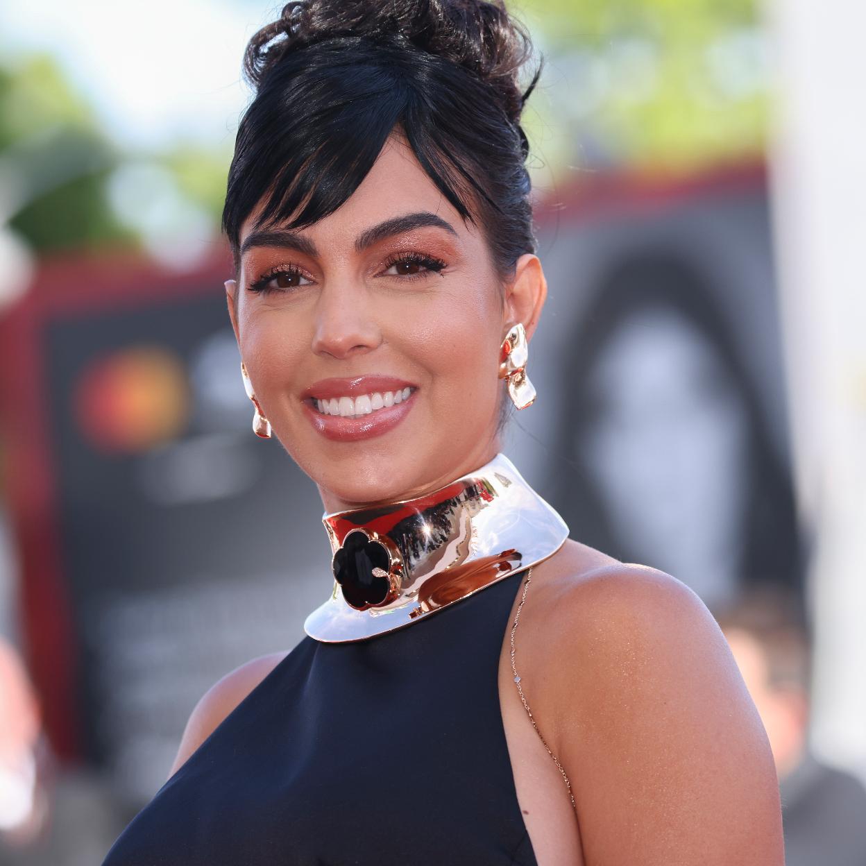 Georgina Rodríguez en el Festival de Venecia.