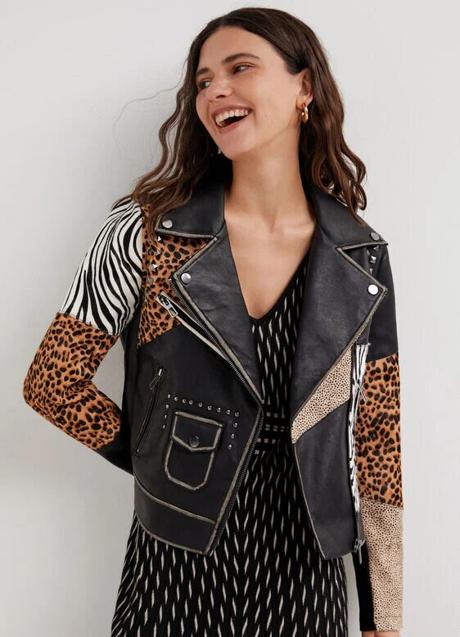 Imagen - Chaqueta biker animal print de Desigual, 249,95€.