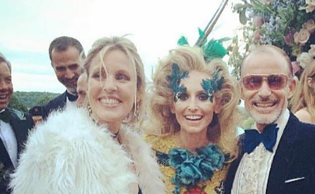 Felipe en el cumpleaños de Olympia de Grecia.