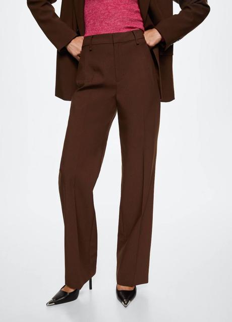 Imagen - Pantalón masculino fluido en granate