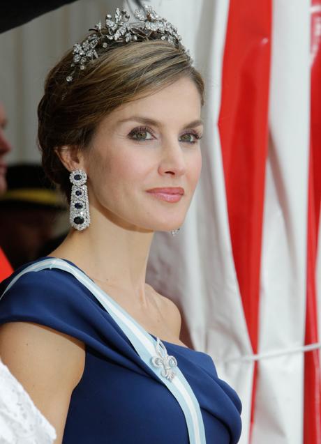 Imagen - La reina Letizia, con tiara real. Foto:GTRES.