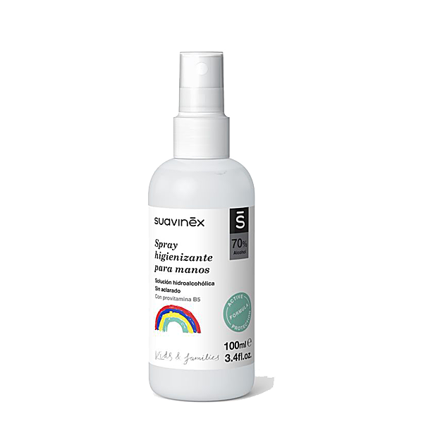 El higienizante de manos con solución hidroalcohólica con provitamina B3. 