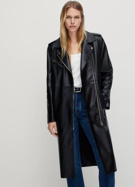 Imagen - Gabardina biker efecto piel