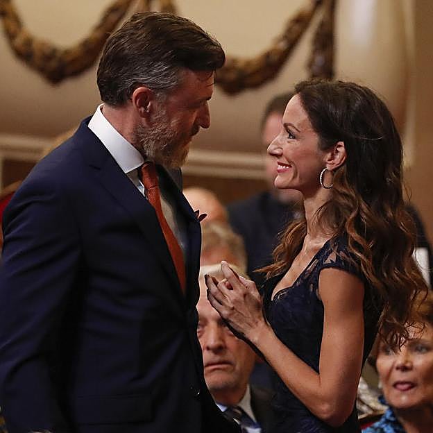 Telma Ortiz y su pareja, el empresario Jaime del Burgo.