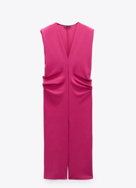 Imagen - Vestido con aberturas de Zara. Foto: Zara.