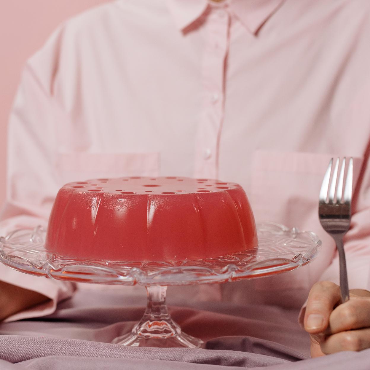 Gelatina, un alimento saciante y con cero calorías. 