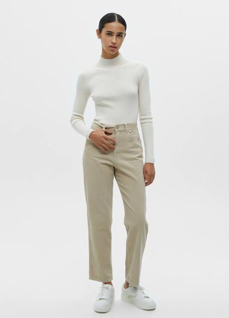 Imagen - Pantalón mom fit en pana