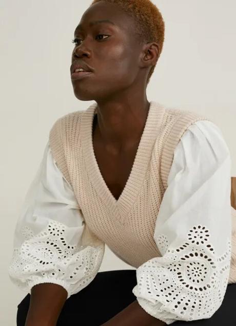 Imagen - Chaleco de punto de C&A, 39,99€.