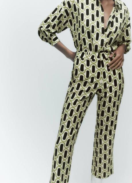 Imagen - Pantalón con print geométrico