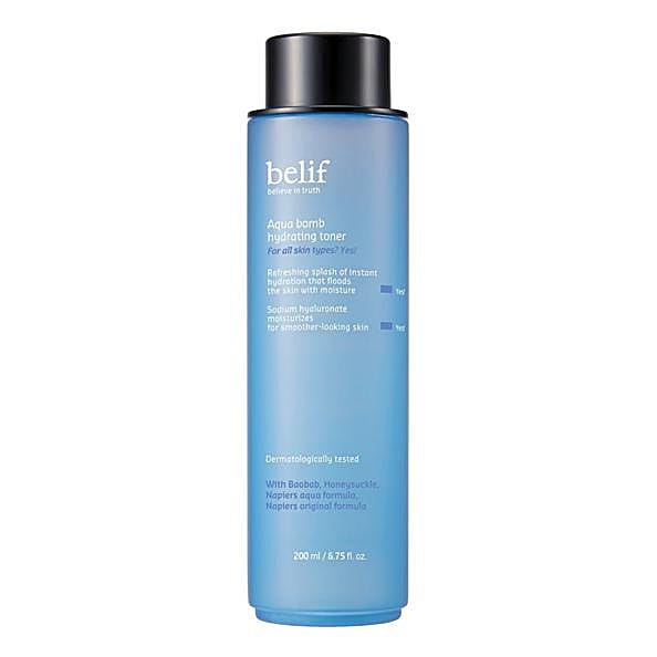 Aqua Bomb Hydrating Toner, de Belif 
