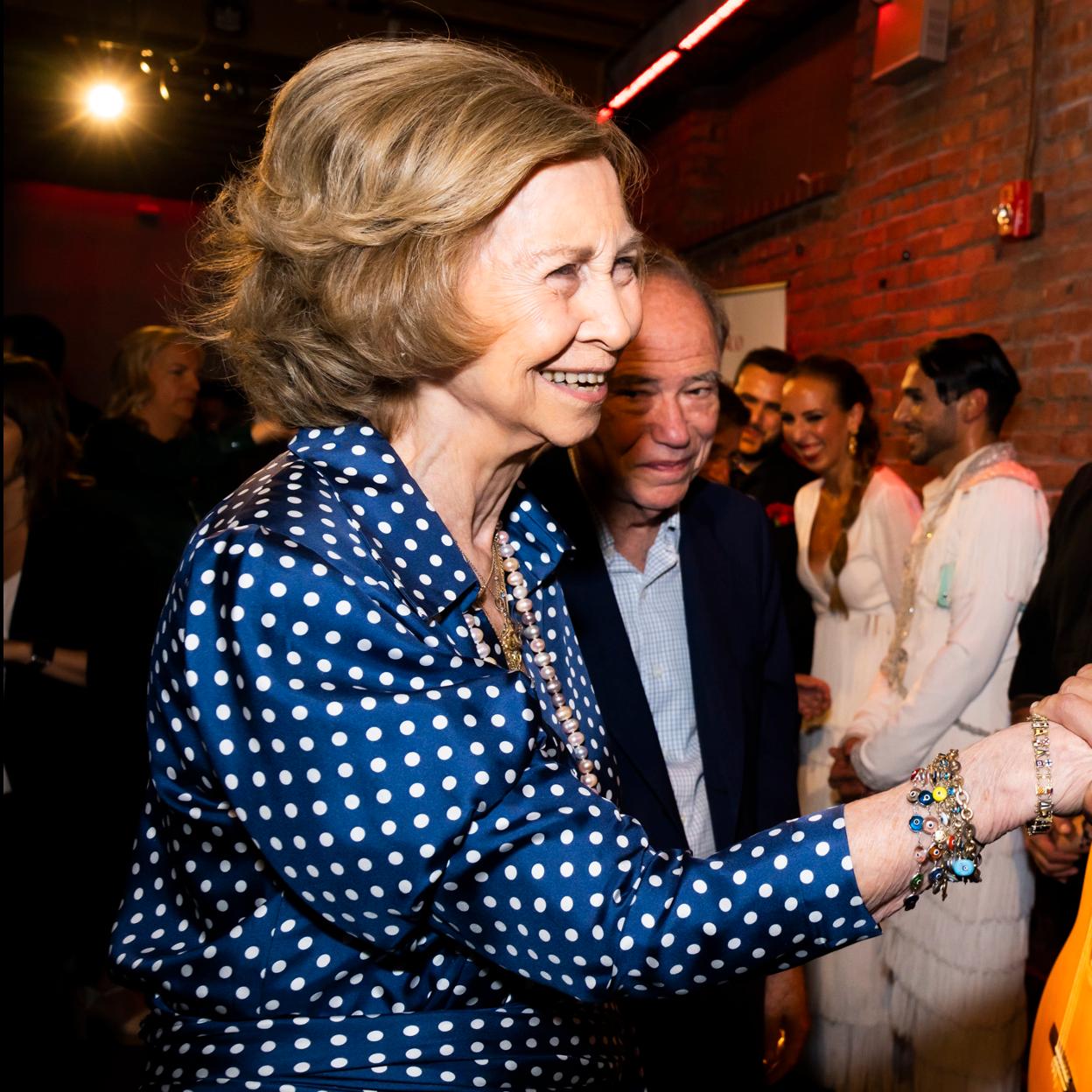 La reina Sofía en Nueva York.