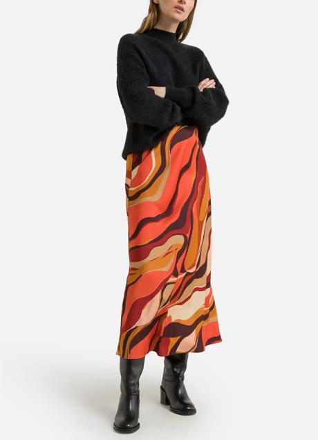 Imagen - Falda larga estampada de La Redoute. 